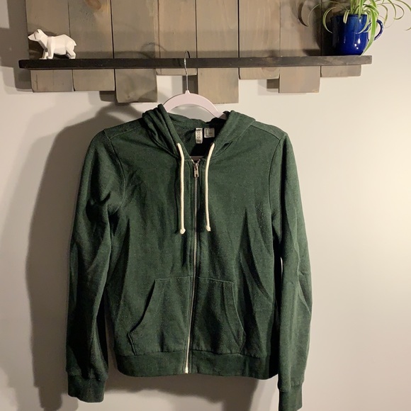 Green zip up - Picture 3 of 5